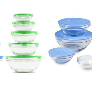 Thố thủy tinh bộ 5 cái