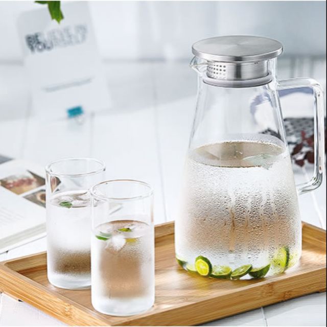 BÌNH THỦY TINH CHỊU NHIỆT TRONG SUỐT DUNG TÍCH 2000ML