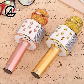 Micro hát Karaoke kiêm Loa Bluetooth - Loại tốt âm thanh chuẩn KTV S8