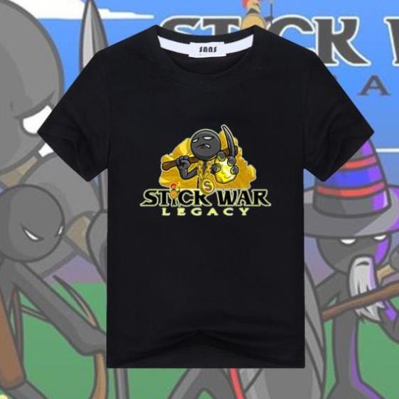 (SALE) Áo Thun Áo Phông Stick War Legacy có size trẻ em siêu hot