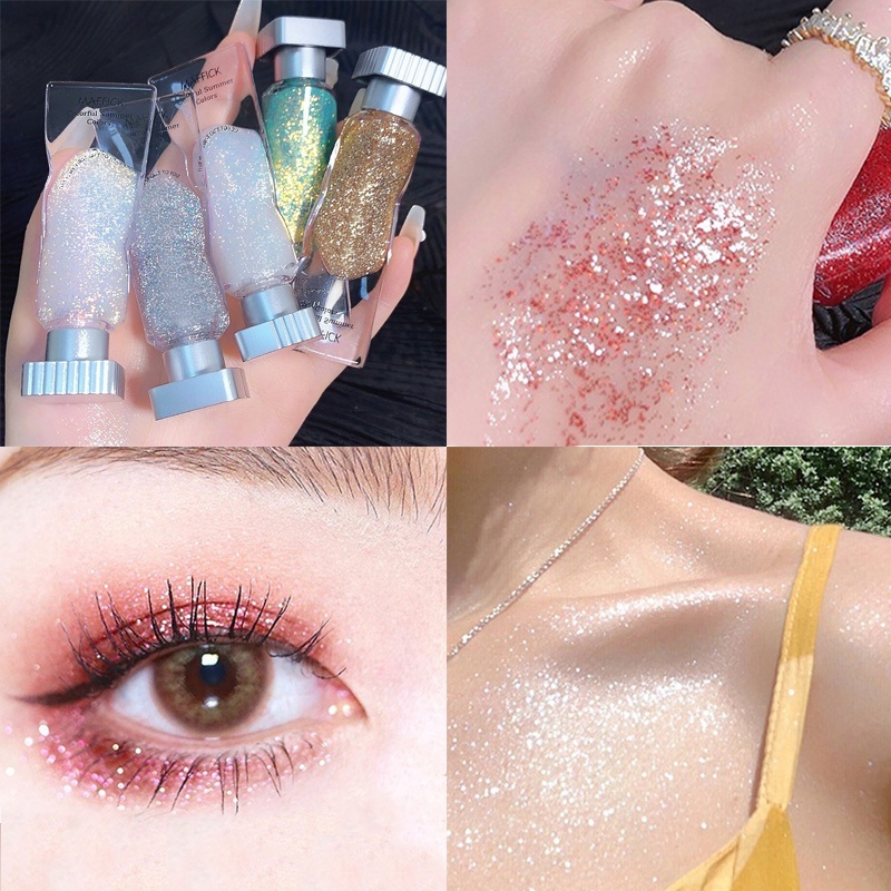 Phấn Mắt Dạng Lỏng Ánh Ngọc Trai Không Dễ Phai Màu Phù Hợp Với Mọi Loại Da