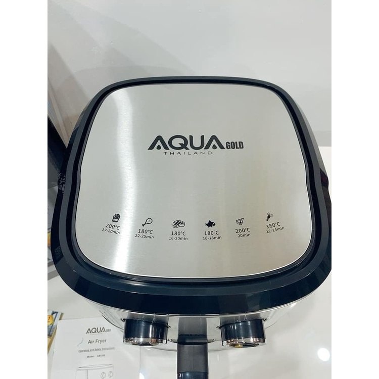 Nồi chiên không dầu AQUA 9.5L - bảo hành 12 tháng - mặt kính