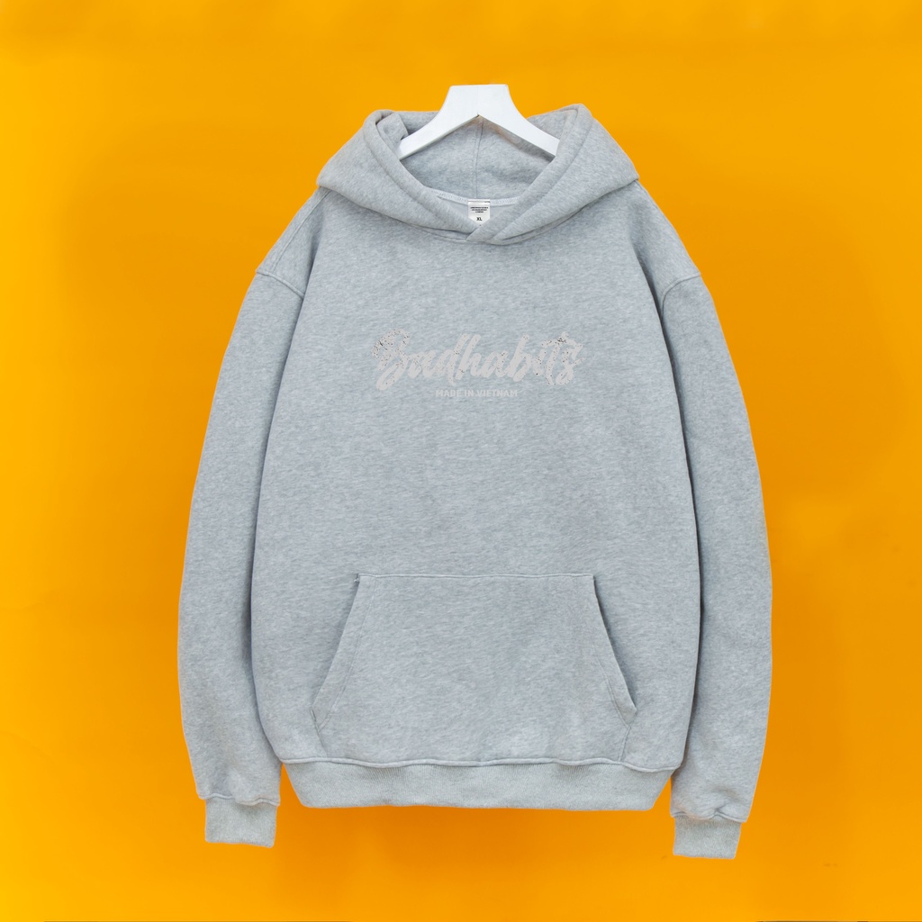 Áo nỉ hoodie BAD BASIC Hogoto shop , Áo nỉ hoodie unisex nam nữ form rộng oversize chất liệu Cotton