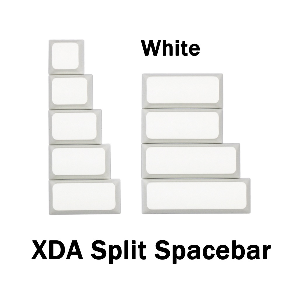Keycap XDA PBT Split Spacebar 9.5mm Nút Bấm Bàn Phím Cơ PBT 9 Phím Tương Thích Với 61 64 68 71 75 84 980