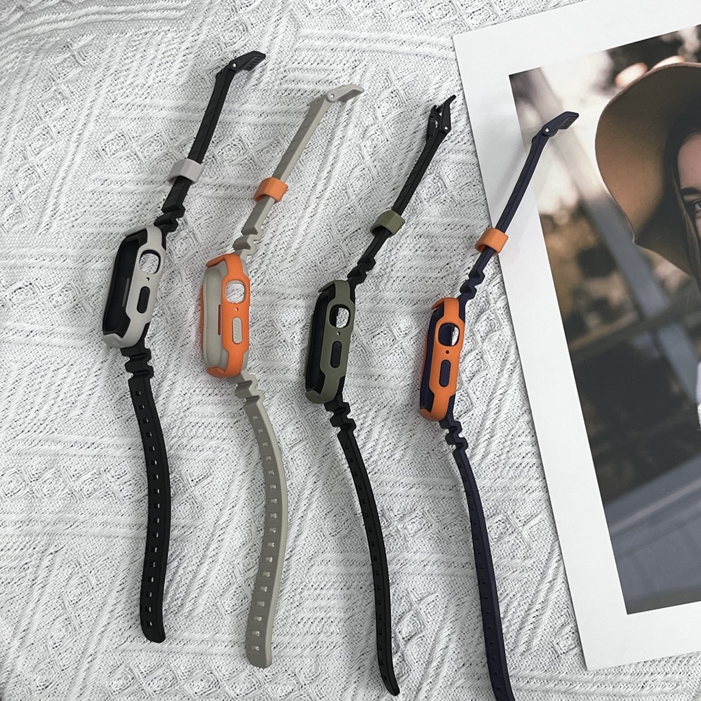 Ốp Dây Đeo Thay Thế Cho Đồng Hồ Thông Minh Apple Watch 41mm 45mm 40mm 44mm iWatch Series 8 7 6 SE 4 3 2 1