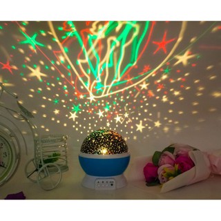Đèn chiếu sao xoay 360 độ 6 in 1