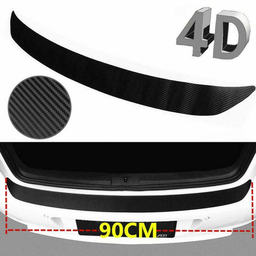 Sticker Sợi Carbon 4D Màu Đen Dán Bảo Vệ Cốp Xe Hơi Kích Thước 90cm