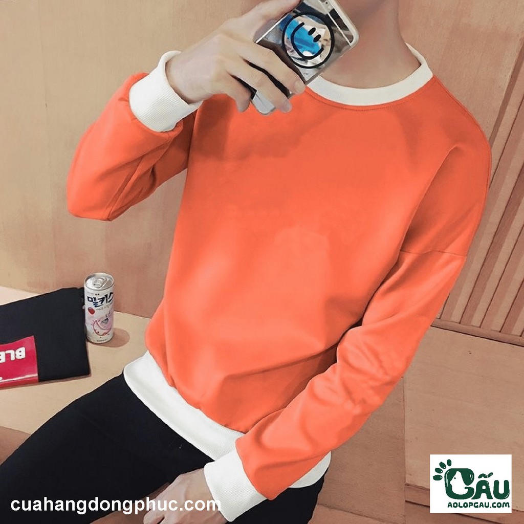 Áo sweater GẤU 194 vải thu đông co dãn, dày dặn mềm mịn form rộng phong cách Unisex - SW Morning | BigBuy360 - bigbuy360.vn