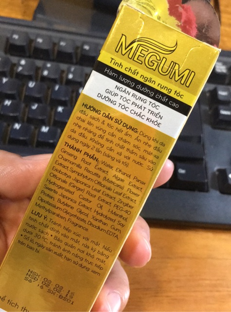 HOT - Dầu gội ngăn rụng tóc Megumi 175g sản phẩm y hình