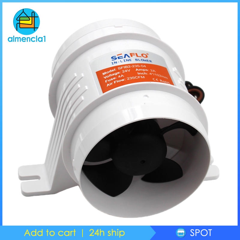 Máy thổi khí 4" 24V 235CFM cho tàu thuyền
 | BigBuy360 - bigbuy360.vn