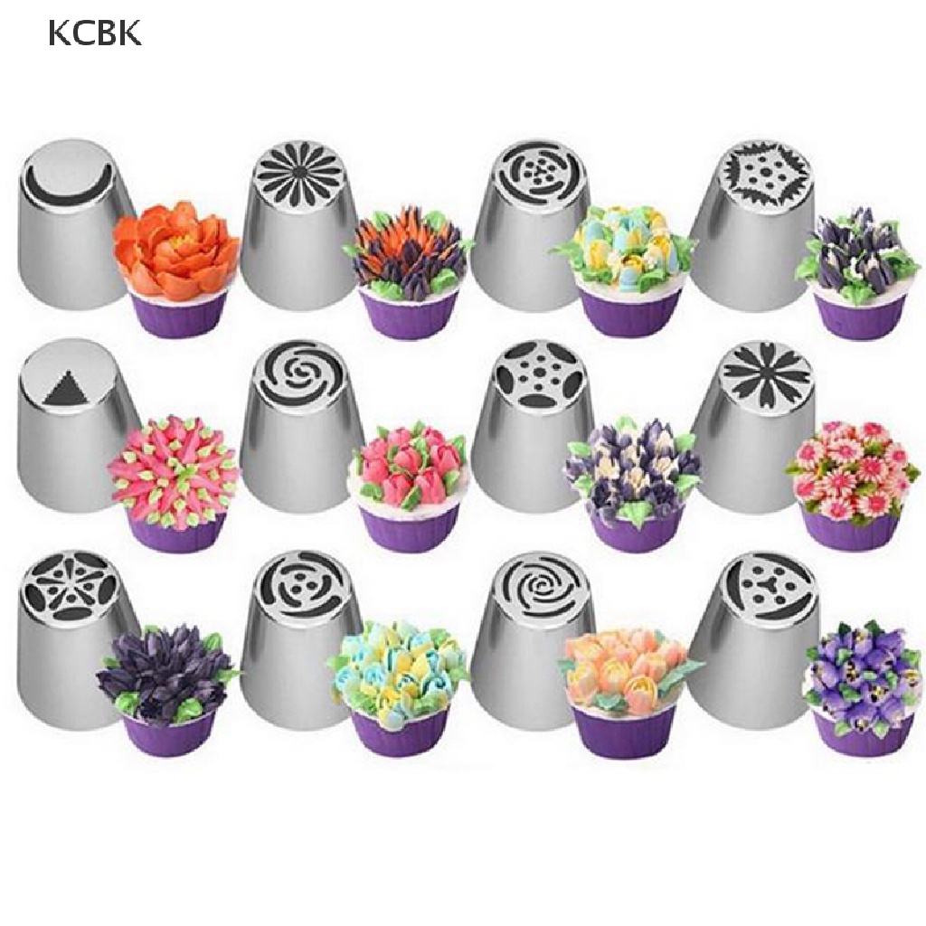 Bộ Đuôi Bắt Bông Kem Trang Trí Bánh Bằng Thép Không Gỉ