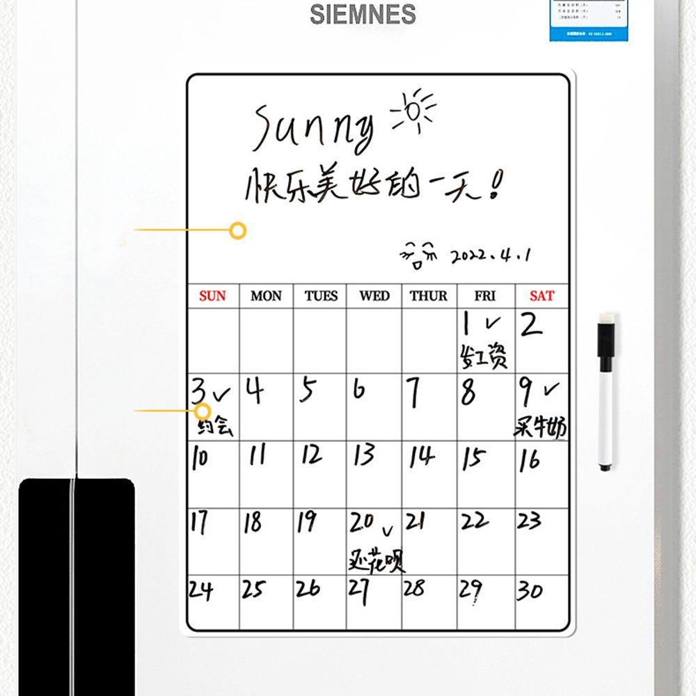 Bảng Trắng Ghi Chú Mềm Mại Dùng Lên Kế Hoạch Trong Nhà Bếp / Văn Phòng