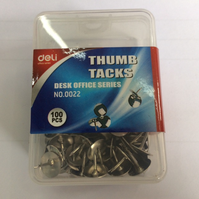 Lố 5 hộp đinh mũ sắt Deli 0022