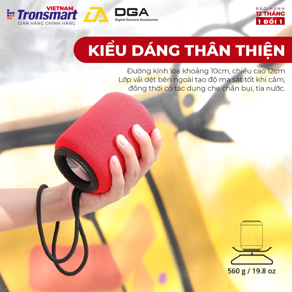 Loa không dây Bluetooth Tronsmart Element T6 Mini 15W Chống nước IPX6