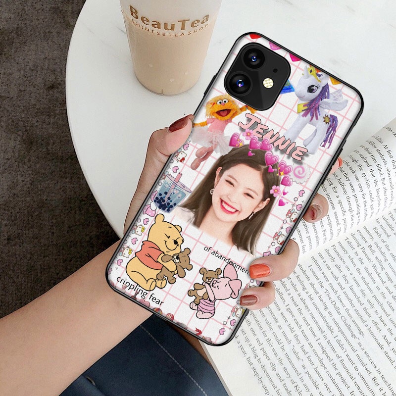 Ốp Điện Thoại Hình Jennie Cho iPhone 11 XR XS 5 5S 6 6S 7 / 8 / SE 2020 Plus