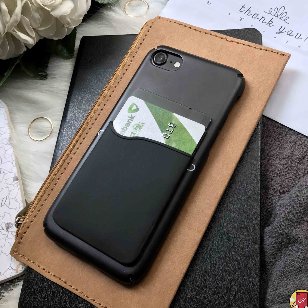 Dán lưng điện thoại có khe đựng thẻ và tiền sticky phone card