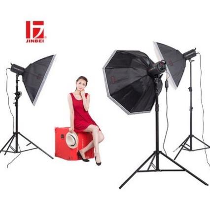 Bộ kit studio 3 đèn Flash SPARKII 400 JINBEI