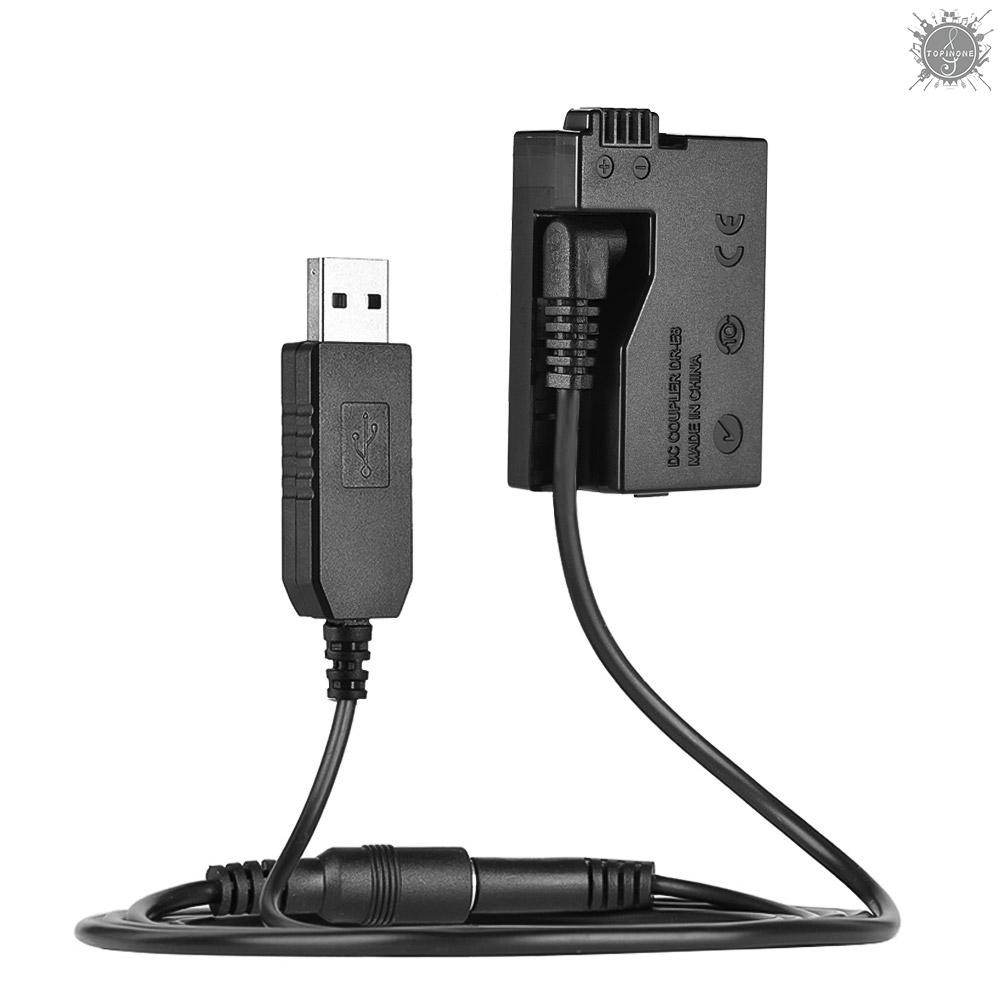 Pin giả andoer dr-e8 dc cổng cắm usb dự phòng cho lp-e8 canon eos 550d 600d 650d