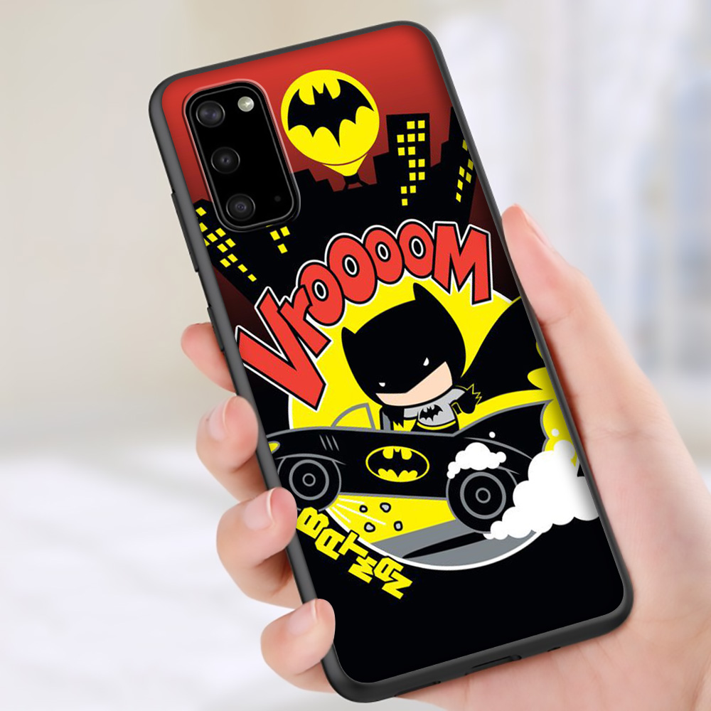 Ốp Lưng Logo Batman Cho Samsung A10 A20 A30 A40 A50 A60 A70 J4 J6 J7 Prime