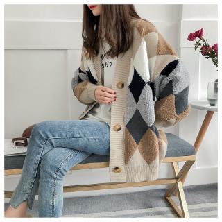 áo khoác len cardigan hàn quốc