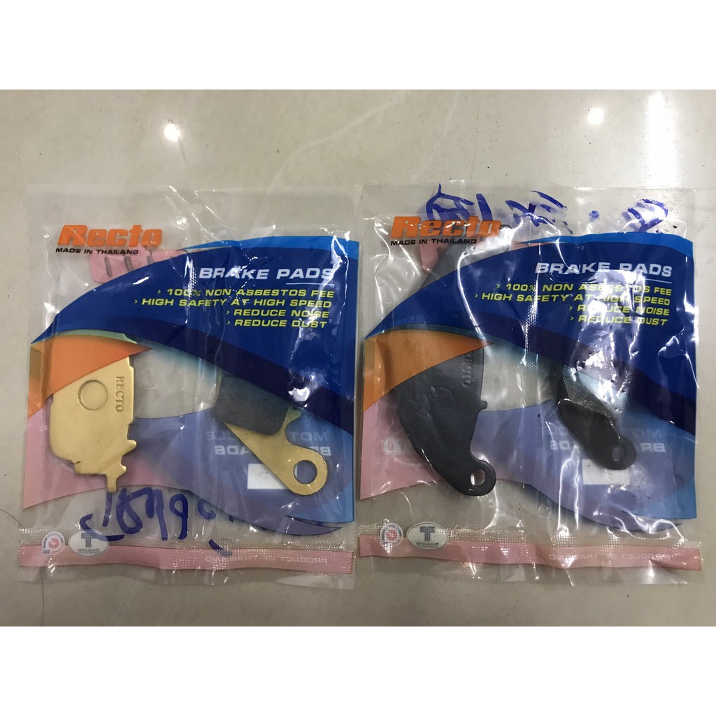 Bộ bố thắng đĩa trước, sau Recto cho Exciter 150
