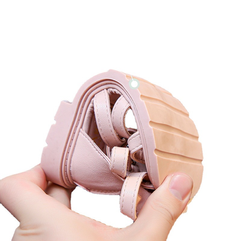 Giày Sandal Chiến Binh Bé Gái, Sandal Bé Gái Cao Cổ Phong Cách Hàn Quốc CB01