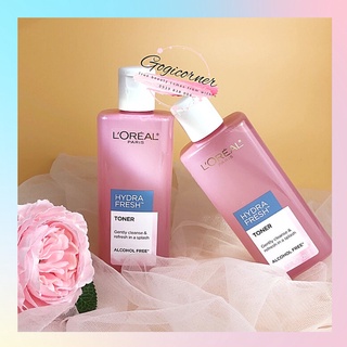 NƯỚC HOA HỒNG KHÔNG CHỨA CỒN L'OREAL HYDRAFRESH TONER ALCOHOL - FREE 251ML