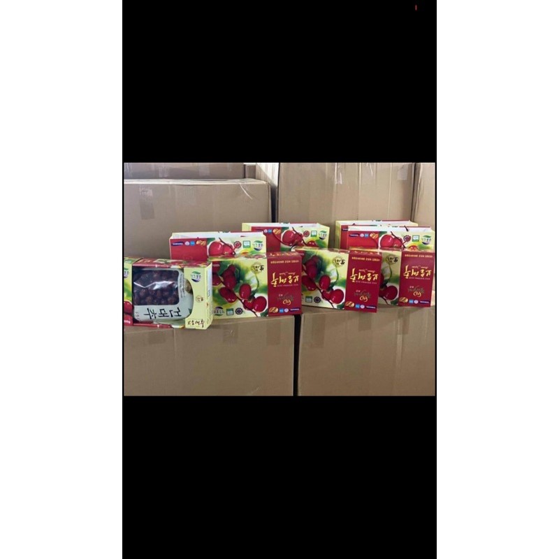 Táo đỏ sấy khô hộp 1kg hàng chuẩn quả to, cơm dày, thơm ngon bổ dưỡng