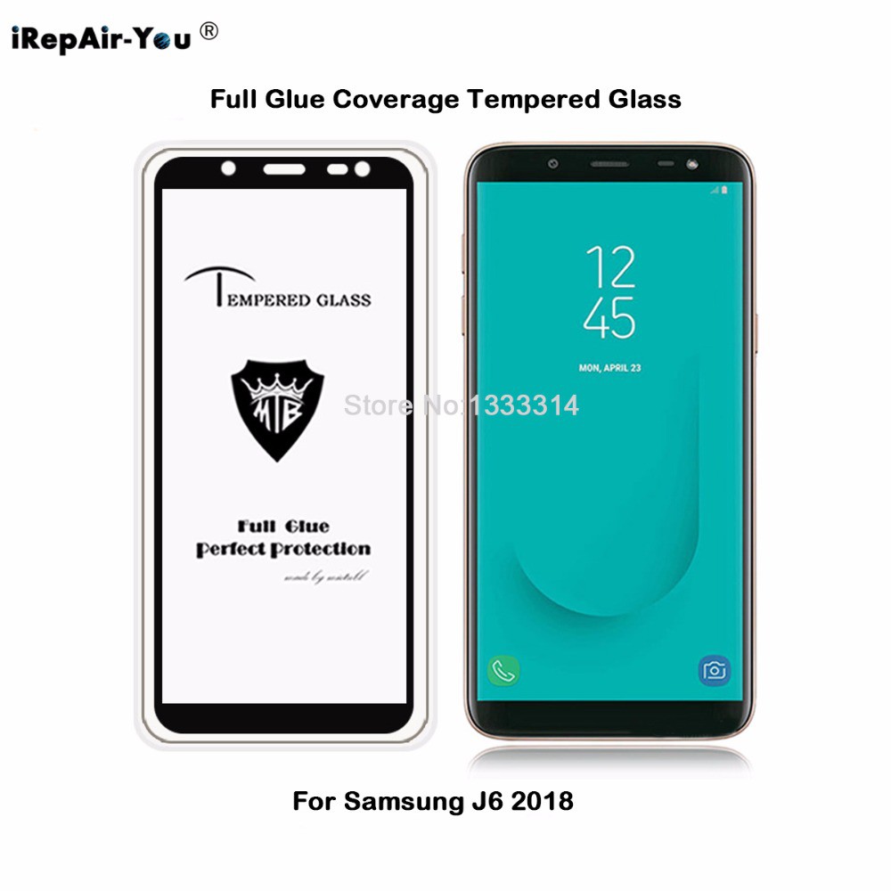 Miếng dán 5D Full màn cho Samsung Galaxy J8 - Đen