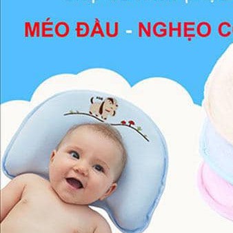 [CAM KẾT CHÍNH HÃNG]Gối Cao Su Non- Gối Chống Bẹp Đầu Babymoov Cho Trẻ Sơ Sinh.