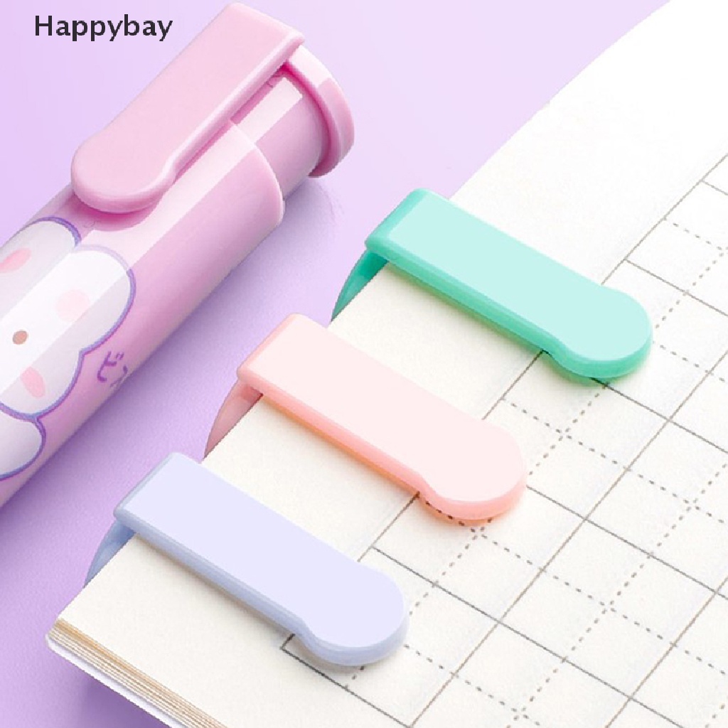 &lt; Happybay &gt; Cục Tẩy Bút Chì Dạng Nhấn Bằng Cao Su Họa Tiết Hoạt Hình Dễ Thương Có Thể Thay Thế Được