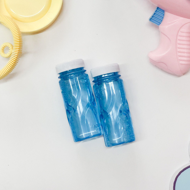 Quạt mini thổi bong bóng dễ thương 2in1 tặng kèm 2 lọ xà phòng