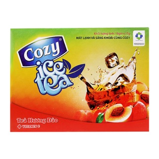 Trà Đào Hoà Tan Cozy mẫu mới