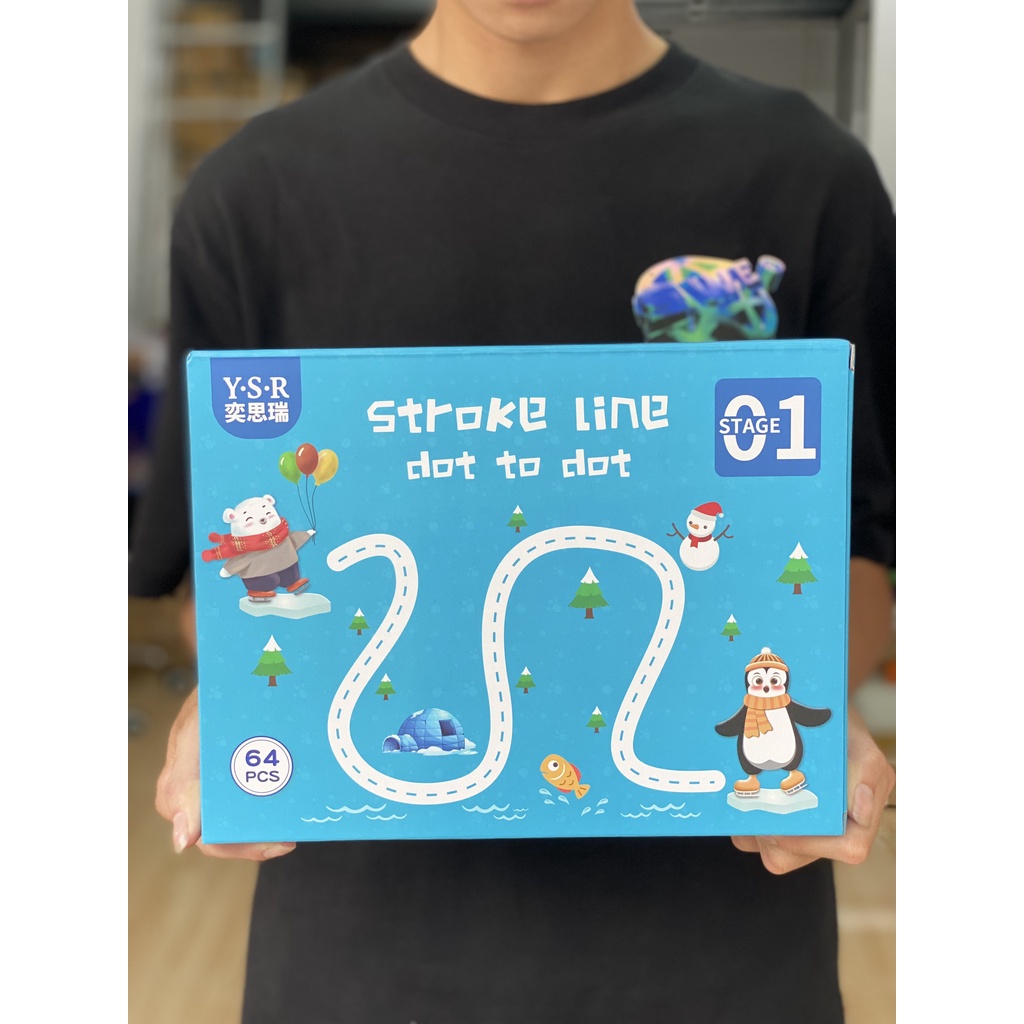 SÁCH VẼ STROKE LINE DOT TO DOT