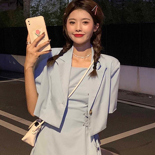 Mới Đầm Tay Ngắn Dáng Rộng Thời Trang Mùa Hè 2021