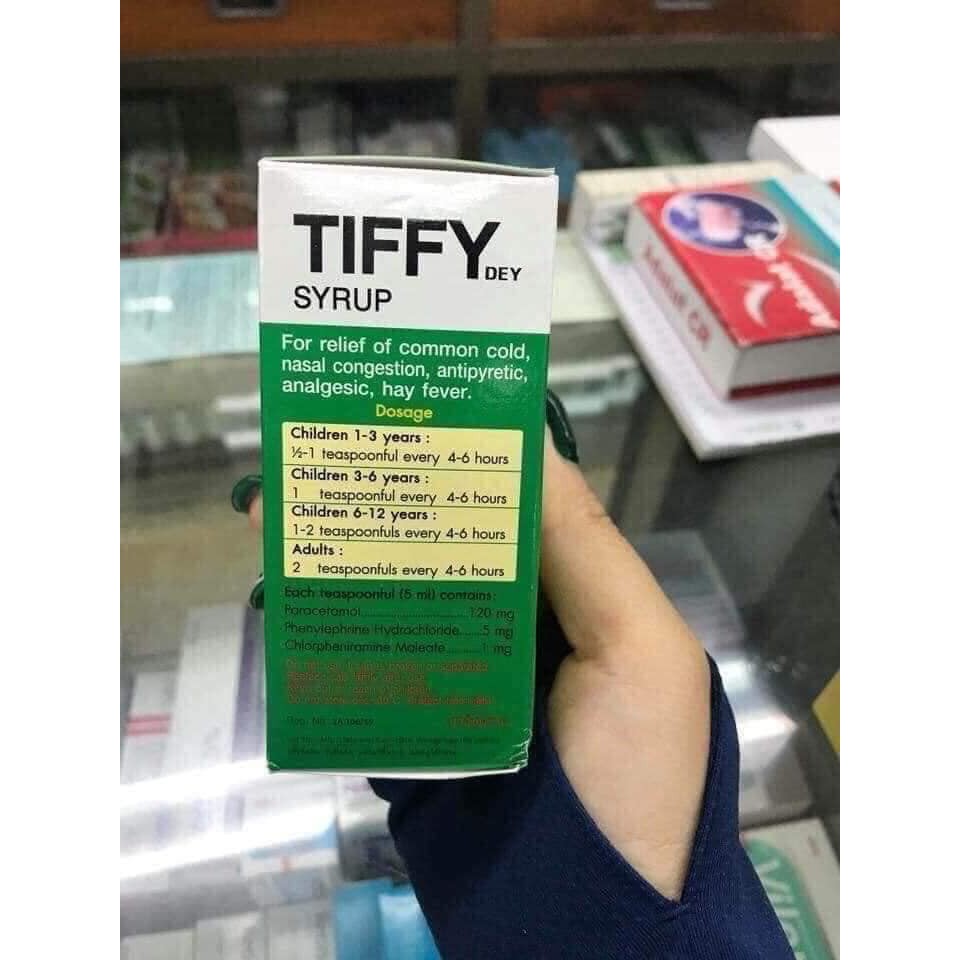 Siro trịcảmcúm Tiffy Thái