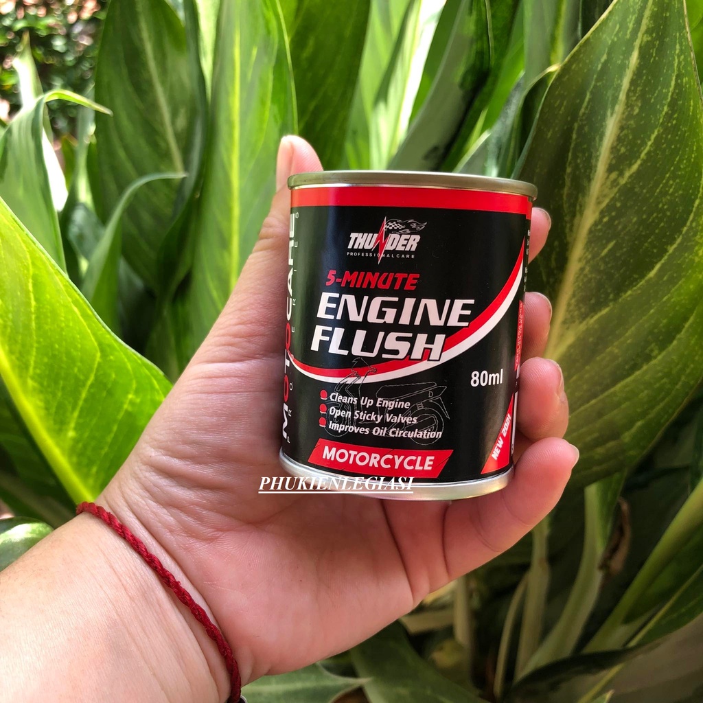 Dung dịch súc nhớt rửa động cơ xe máy Thunder Engine Flush 80ml