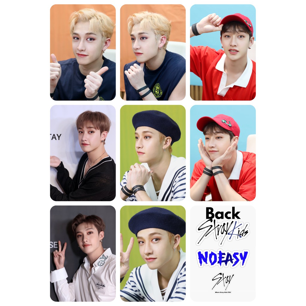 Set 8 Card giấy bo góc 2 mặt nhóm Stray Kids - NOEASY VIDEO CALL