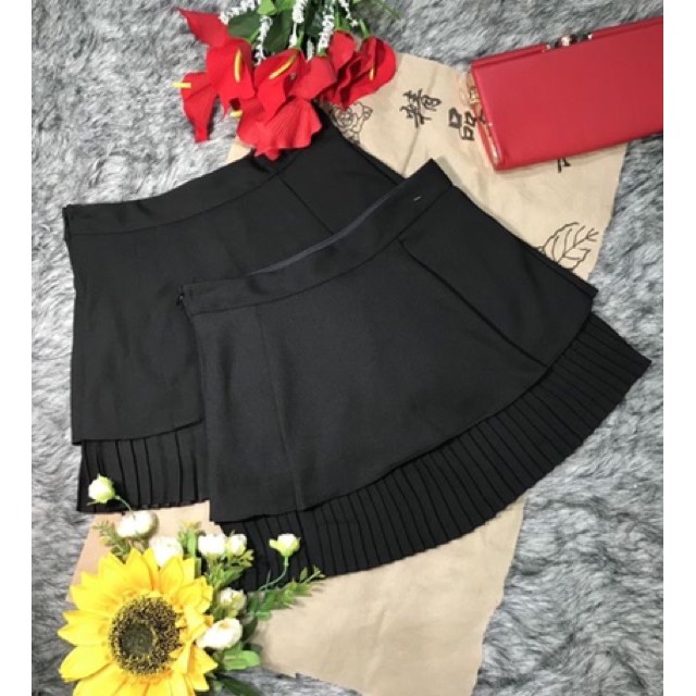 CHÂN VÁY PHỐI DẬP LY ( có quần) CUTE | BigBuy360 - bigbuy360.vn