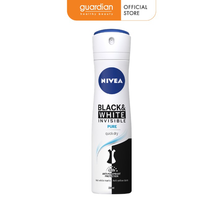 Xịt Khử Mùi Nữ Nivea Black&amp;White 150ml