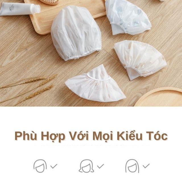 Nón Mũ Ủ Tóc Đồ Dùng Nhà Tắm Nón Trùm Chụp Đầu Khi Tắm Chống Thấm Nước-GIAO NHẪU NHIÊN