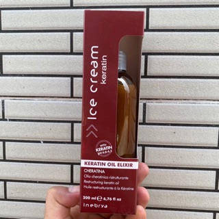 Tinh chất phục hồi tóc hư tổn Keratin Elixir Oil Inebrya - 200ml