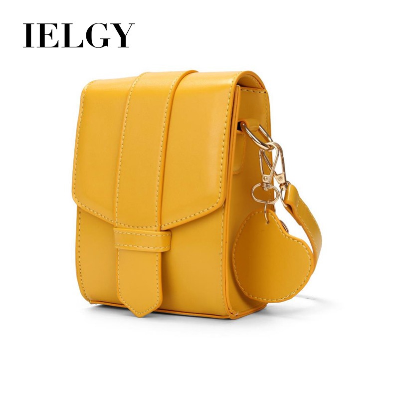 Túi Đeo Chéo Hình Vuông Cỡ Nhỏ Dây Đeo Bản Rộng Thời Trang Cho Nữ