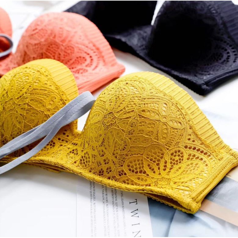 Áo Lót Không Gọng Nâng Ngực Đệm Bàn Tay Cao Cấp Mới B253