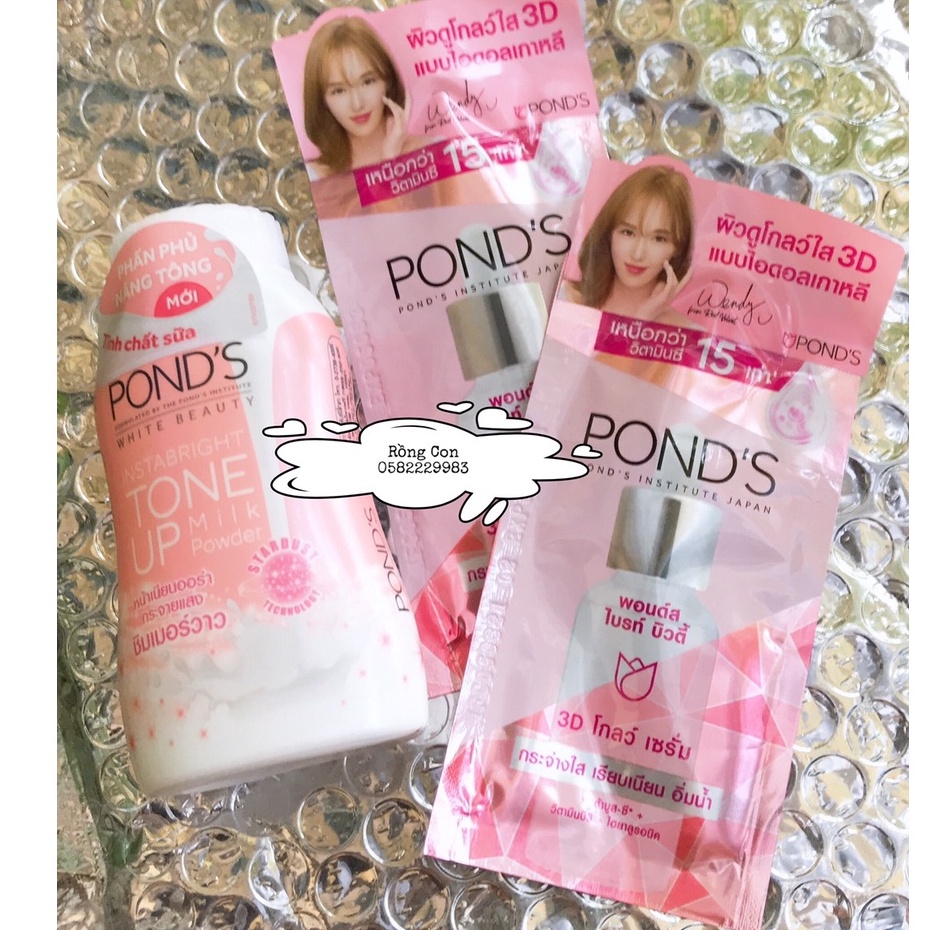 Combo dưỡng trắng nâng tông Pond's White Beauty