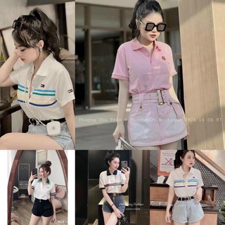 Áo polo nữ , áo thun polo chất liệu poly cá sấu loại đẹp