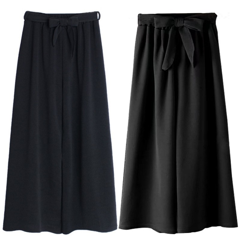 Quần ống rộng phối dây thắt eo cho nữ | BigBuy360 - bigbuy360.vn