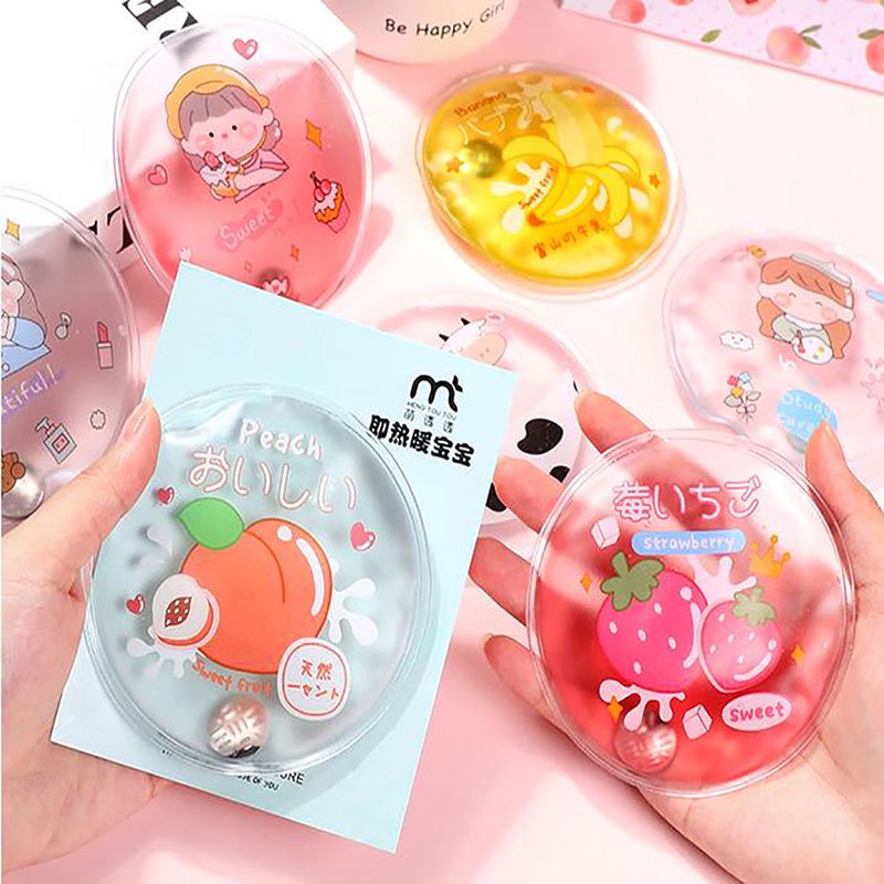 [Hàng mới về] Gel giữ ấm bàn tay mùa đông dễ thương có thể tái sử dụng