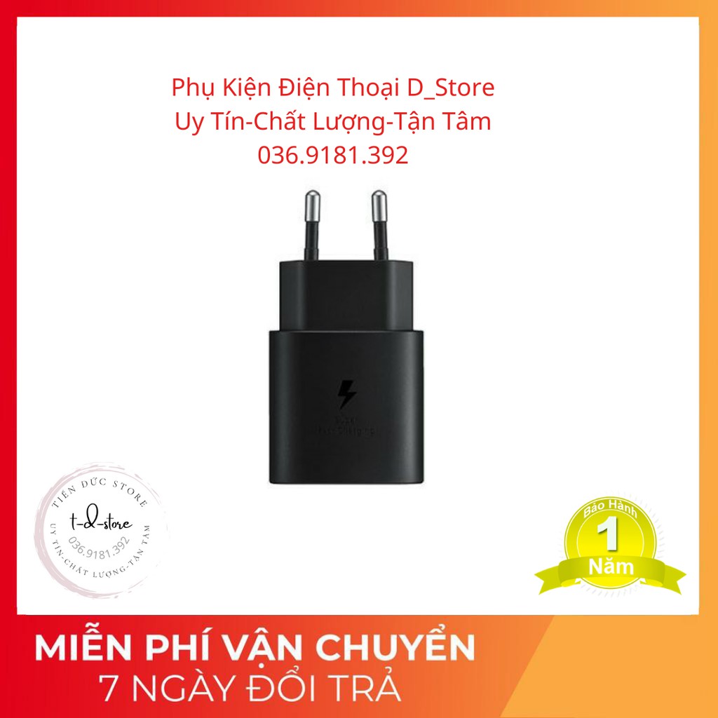 [Chính Hãng] Bộ sạc nhanh Samsung 25W chính hãng Note 10 Note 20 A71, A70, A80, A90, S20, S20+, S20 Ultra