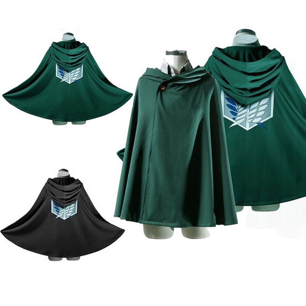 Áo Choàng Flannel Hóa Trang Nhân Vật Shingeki No Kyojin Survey Corps Trong Attack on Titan